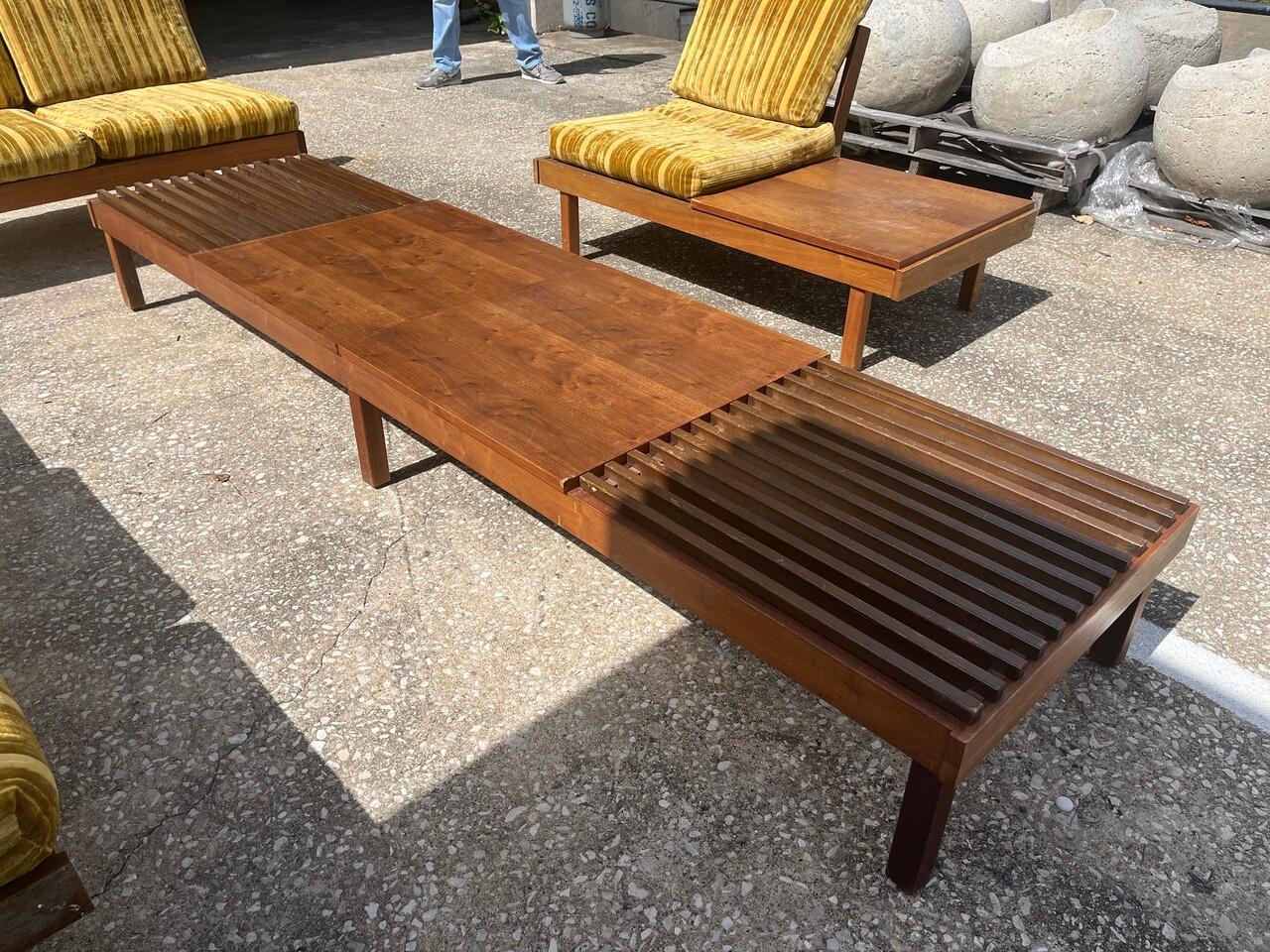 Mid-Century Modern Modular Sofas and Tables by Martin Borenstein for Brown Saltman