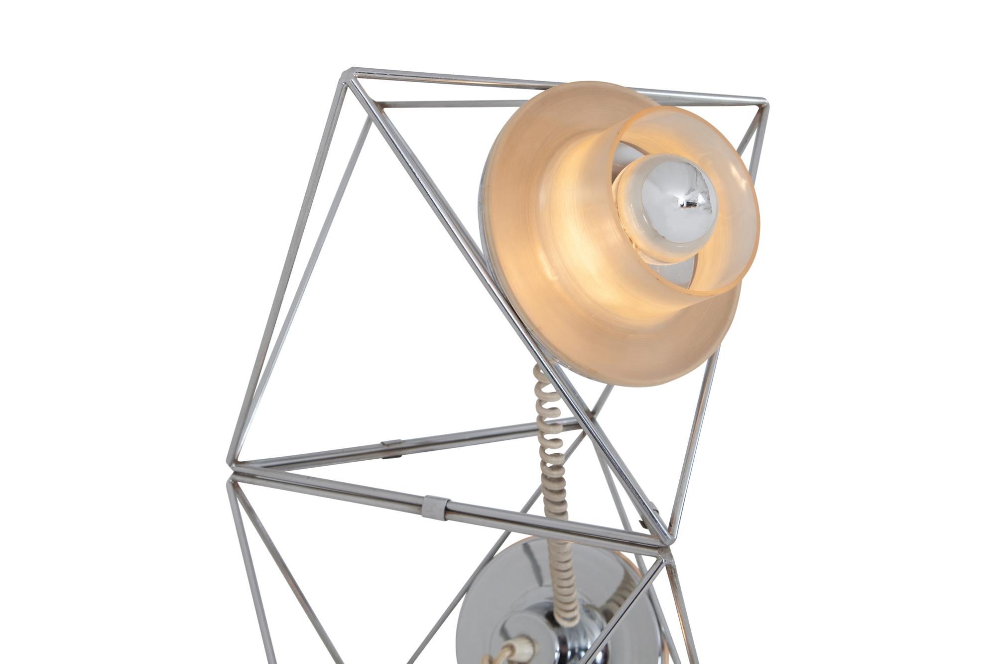 Late 20th Century Modular Space Age Floor Lamp Poliedra by Felice Ragazzo for Guzzini, 1970