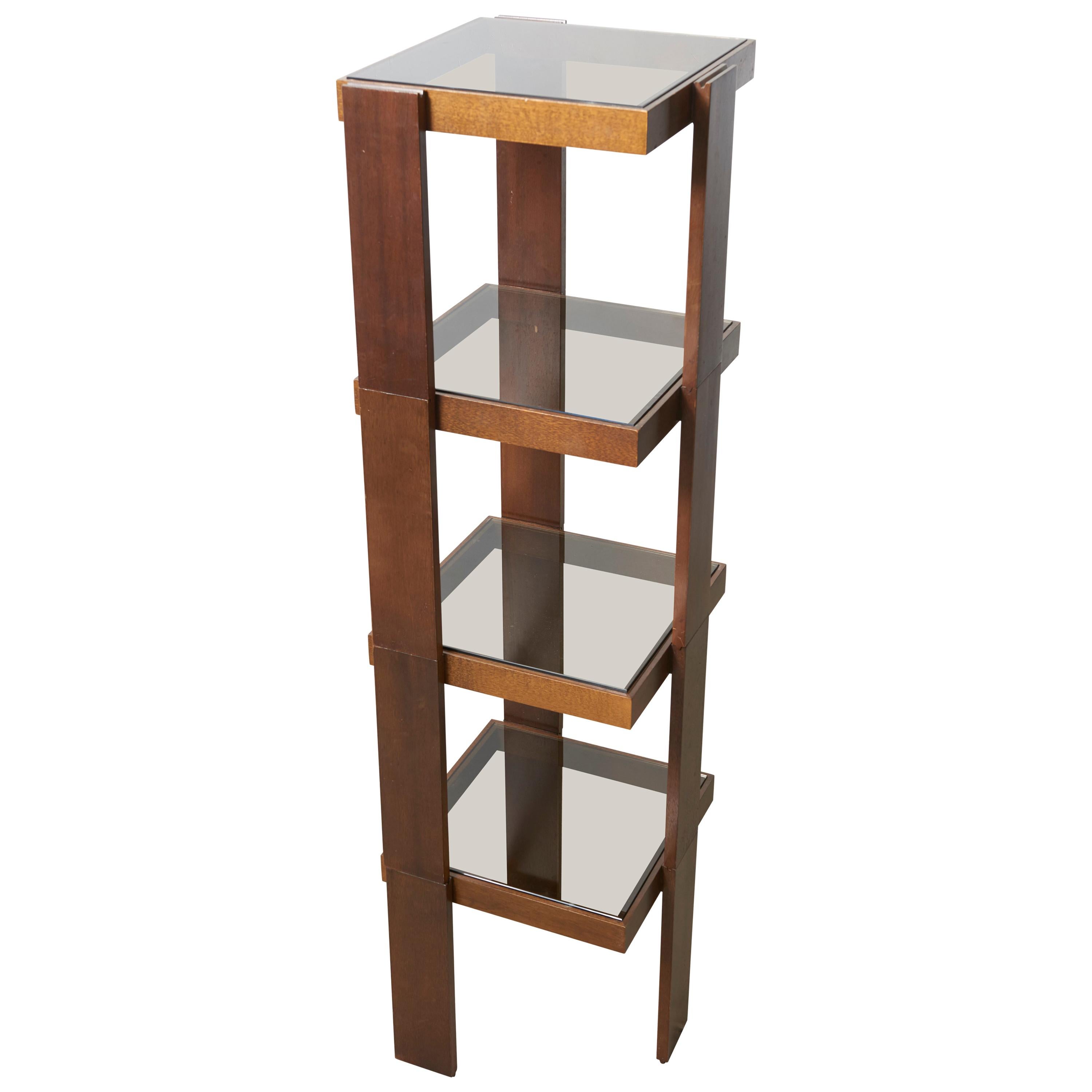 Modular Stackable Solid Wood Coffee, Side Tables by Frattini for