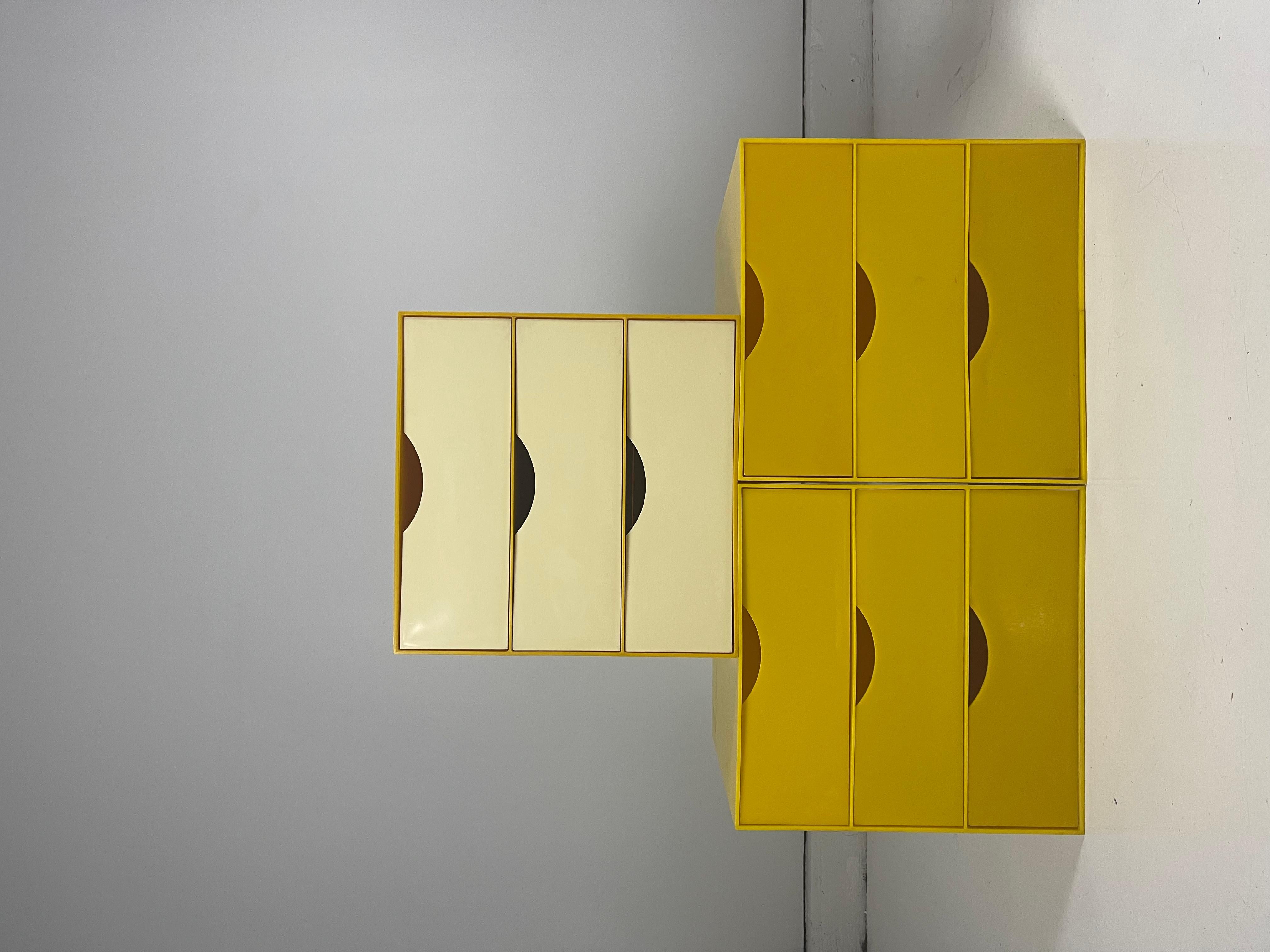 Space Age Modular Storage Cubes