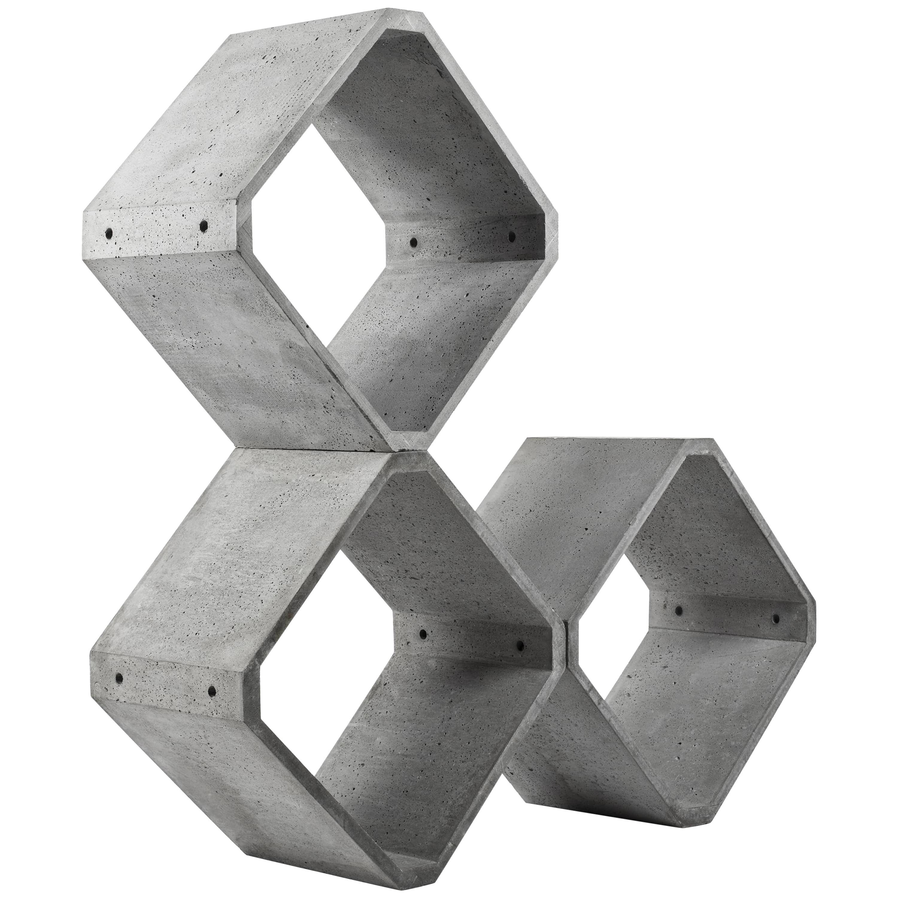 Modularer Aufbewahrungsraum „KOU“ aus Beton im Angebot