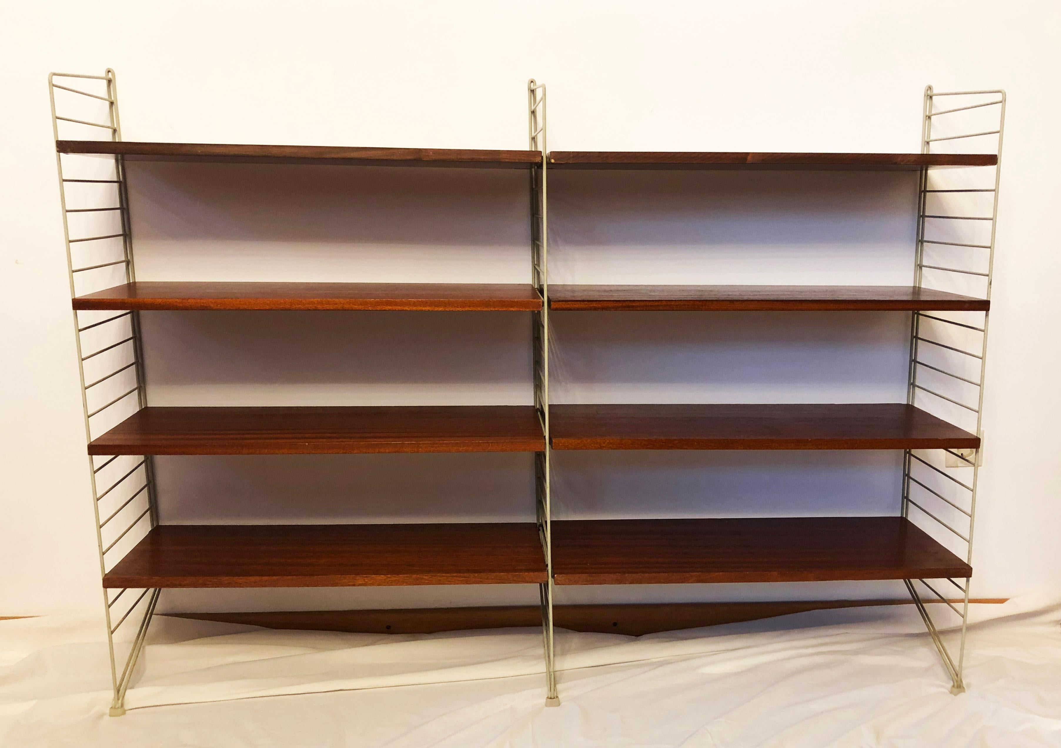 Modular String Wall Unit in Teak by Nisse Strinning, Sweden 1