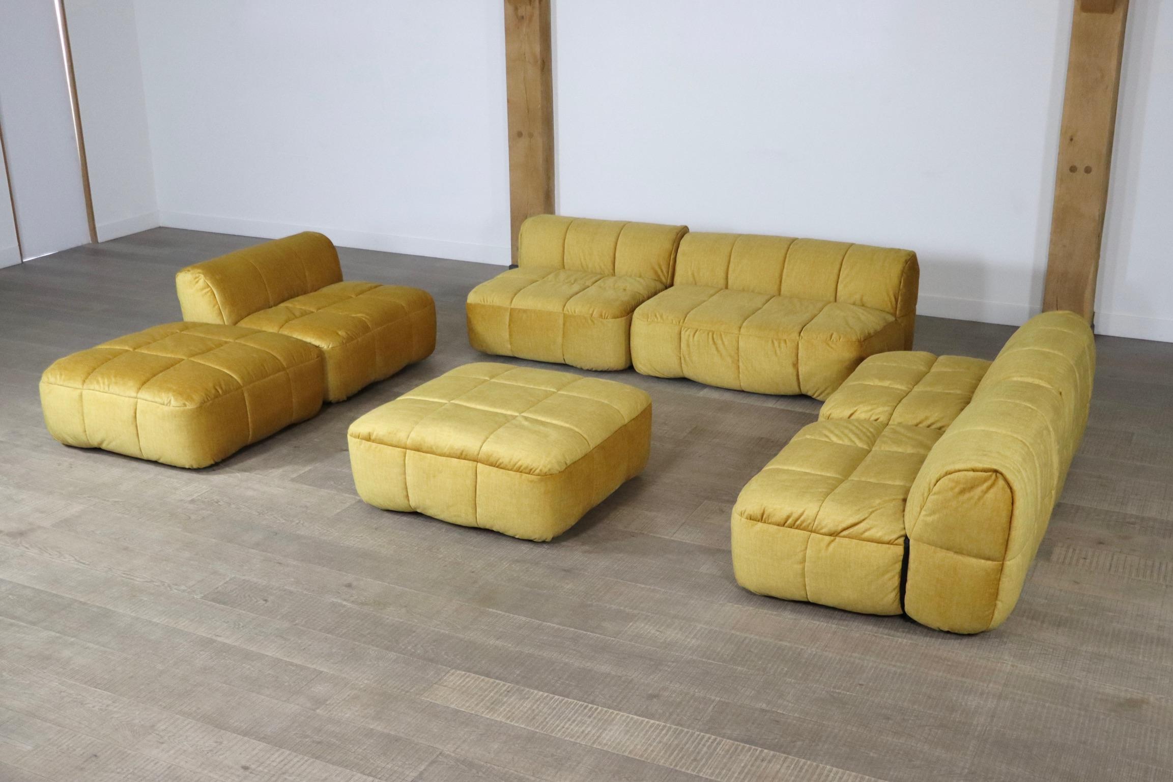 Modular Strips Sofa by Cini Boeri for Arflex, 1970s In Excellent Condition In ABCOUDE, UT
