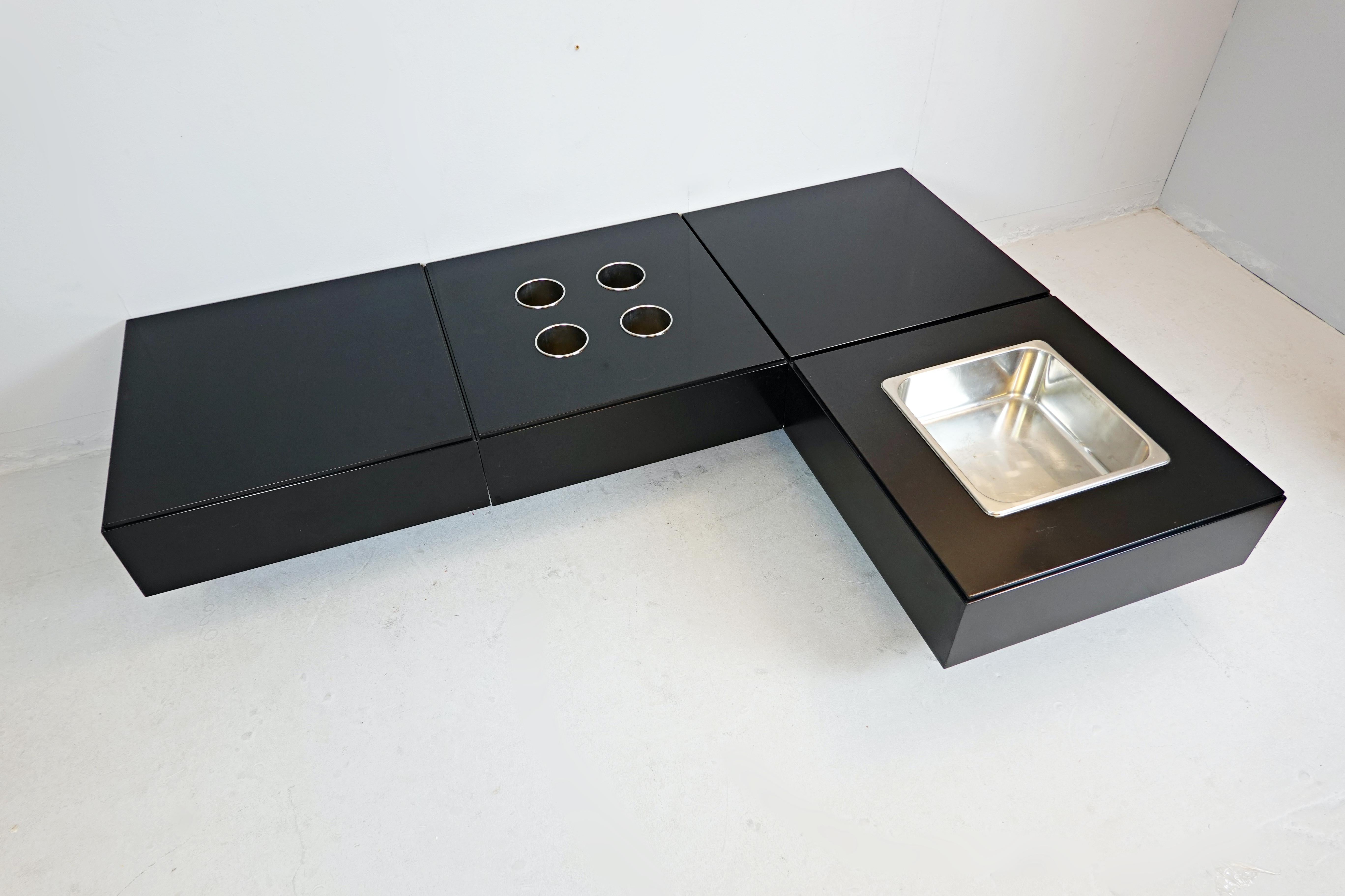 Modular Table by Willy Rizzo 3