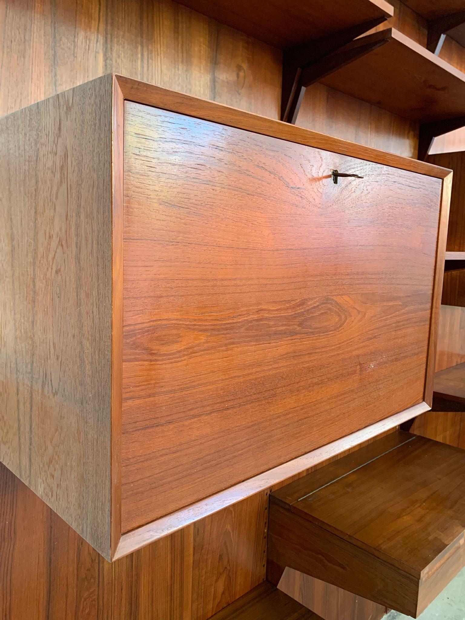 Modular Teak Bookcase by Poul Cadovius, Denmark, 1960s im Angebot 5