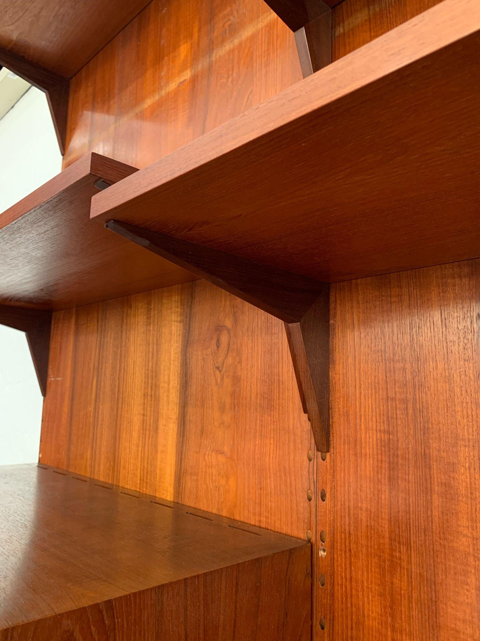 Modular Teak Bookcase by Poul Cadovius, Denmark, 1960s im Angebot 7