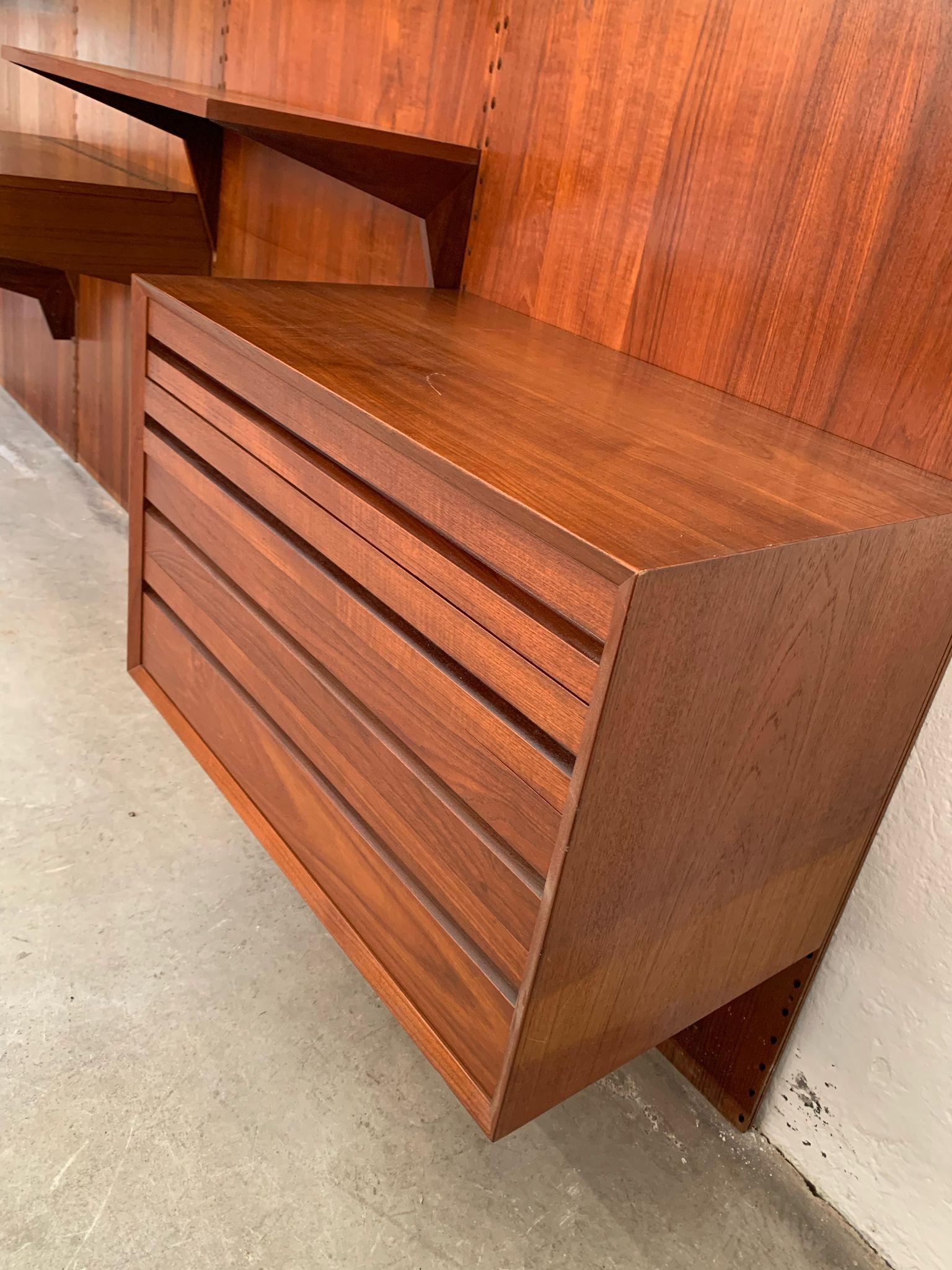 Modular Teak Bookcase by Poul Cadovius, Denmark, 1960s im Angebot 8