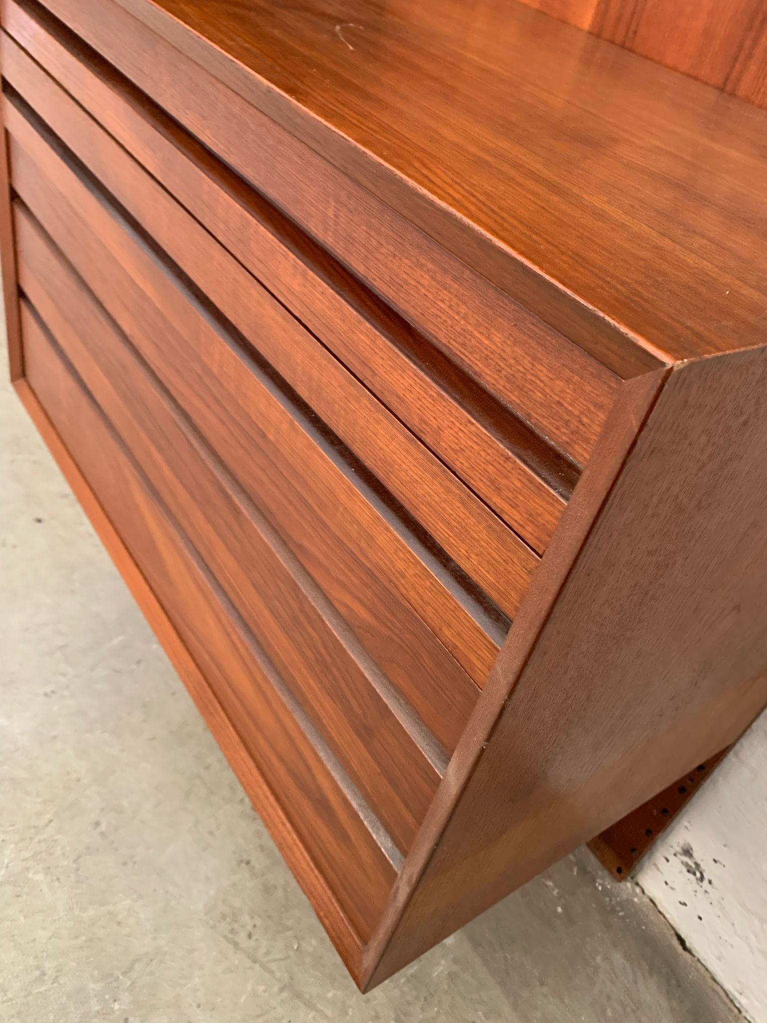 Modular Teak Bookcase by Poul Cadovius, Denmark, 1960s im Angebot 9