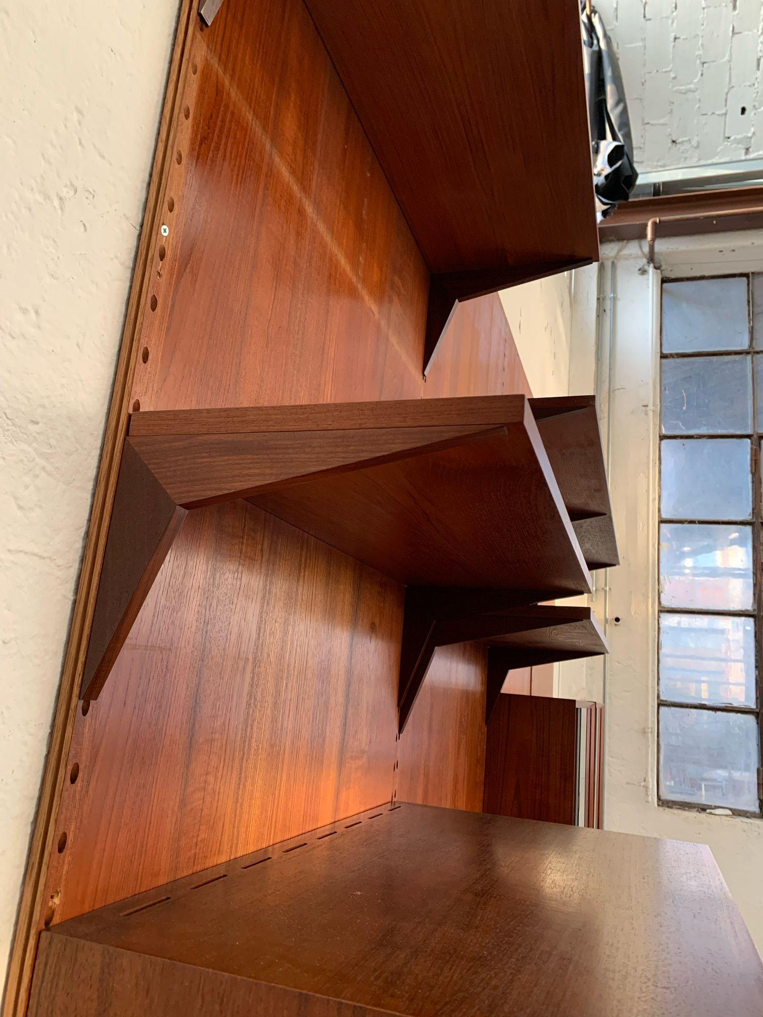 Modular Teak Bookcase by Poul Cadovius, Denmark, 1960s im Angebot 10