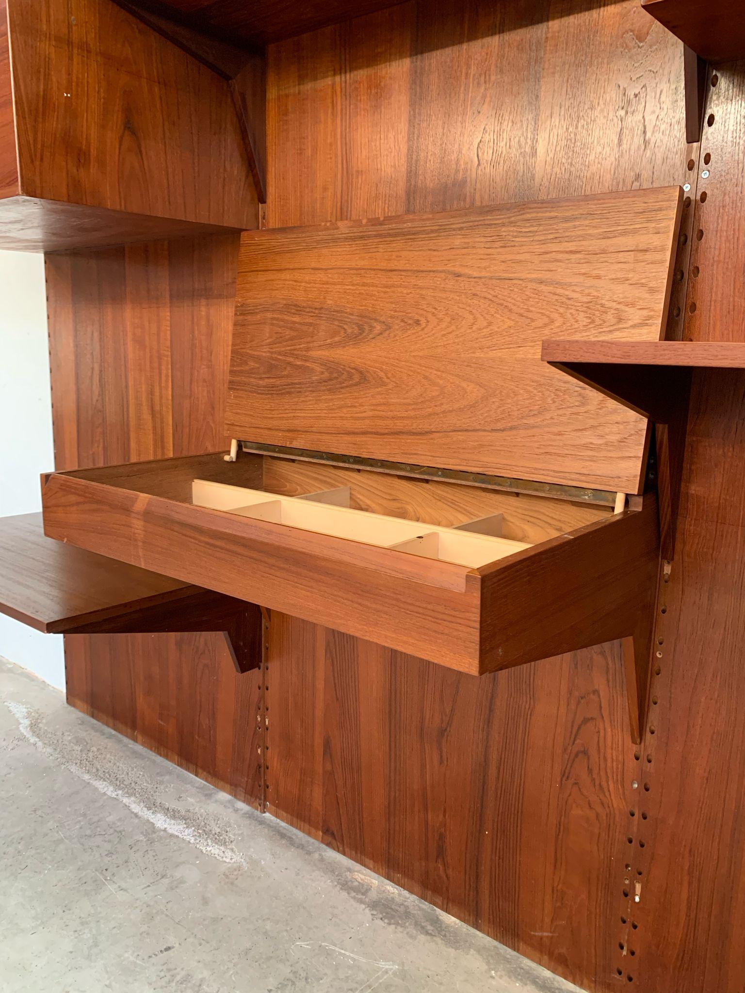 Modular Teak Bookcase by Poul Cadovius, Denmark, 1960s im Angebot 2