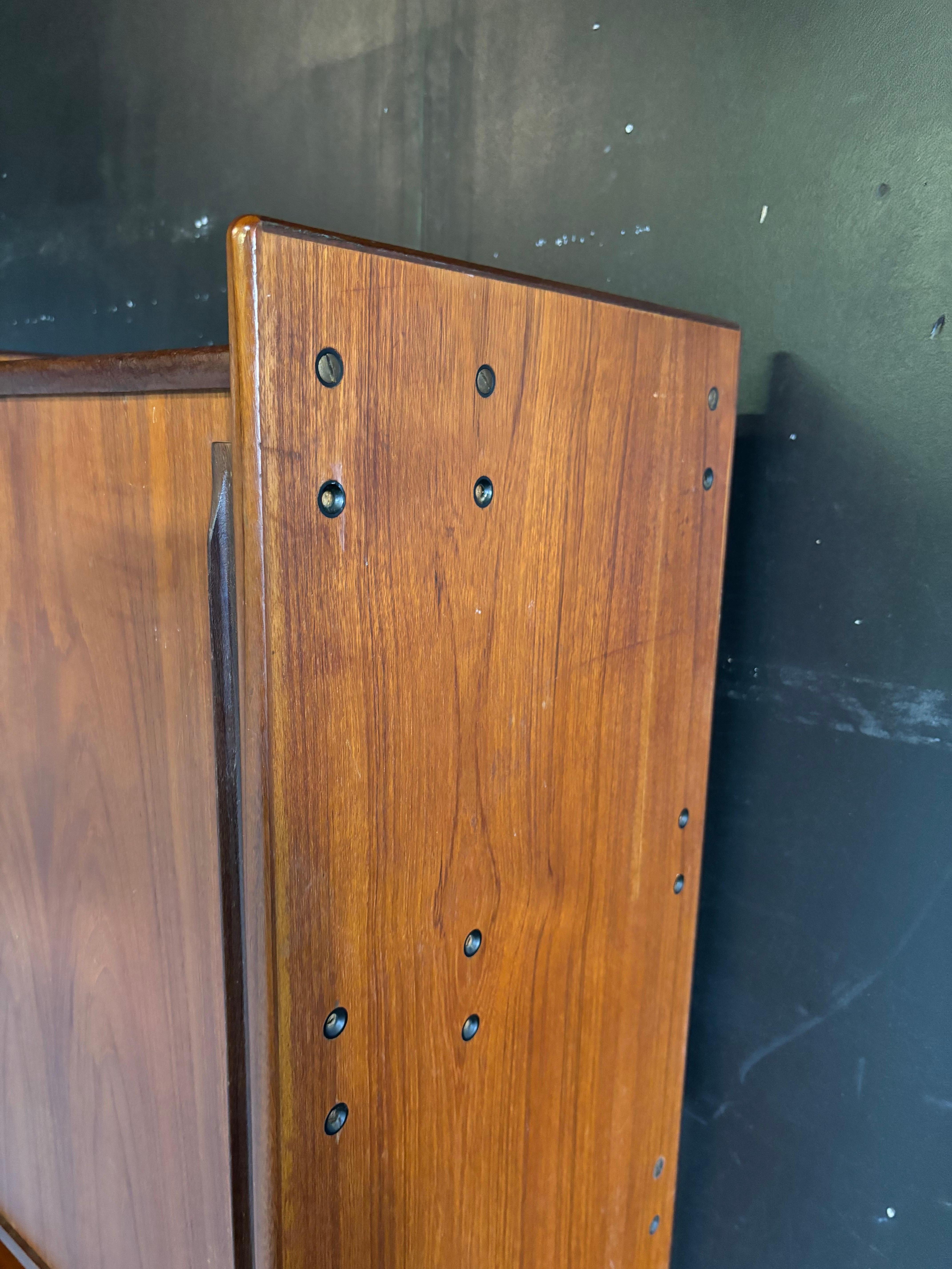 Modular Teak Danish Cabinets, Set of 2 5