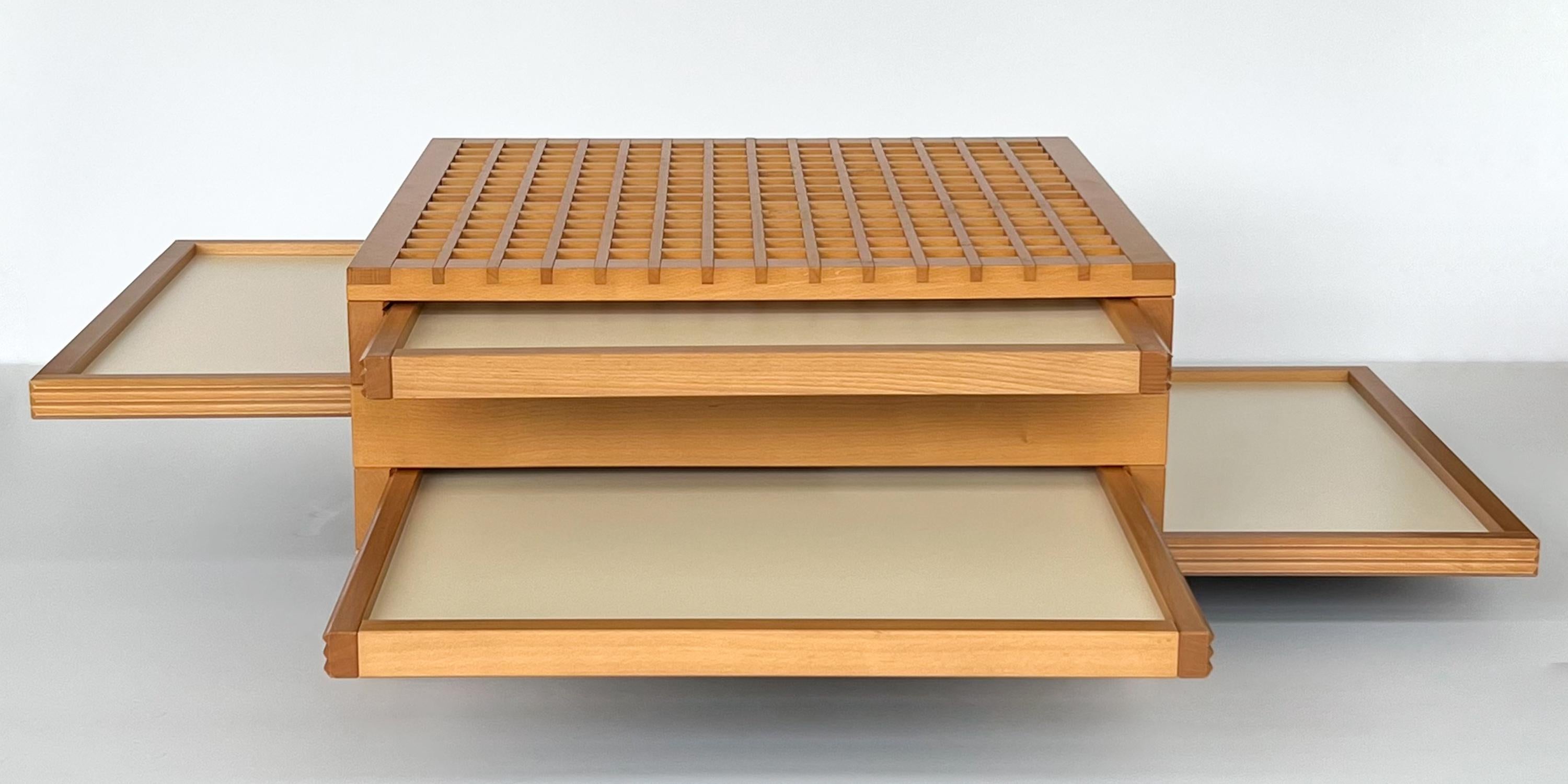 Laminate Modular Tetra Coffee Table by Bernard Vuarnesson for Bellato