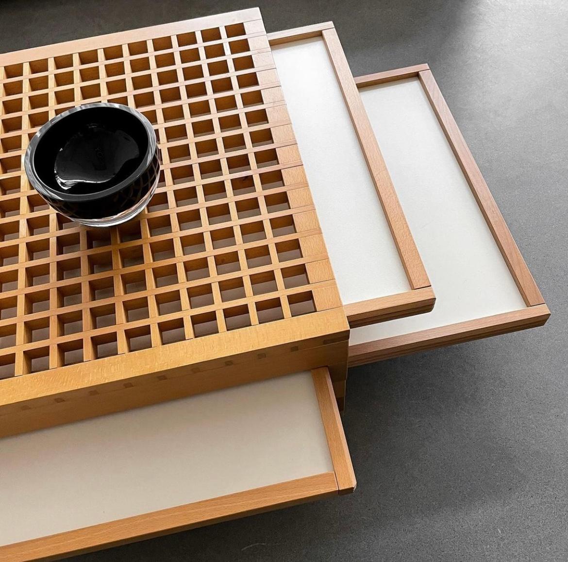 Modular Tetra Coffee Table by Bernard Vuarnesson for Bellato 5