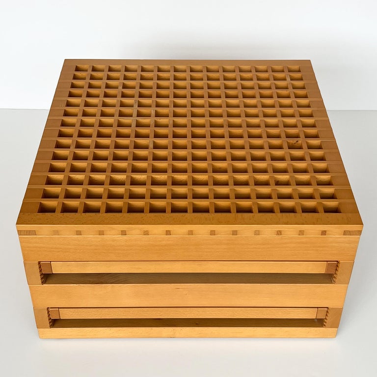 Mid-Century Modern Modular Tetra Coffee Table by Bernard Vuarnesson for Bellato For Sale