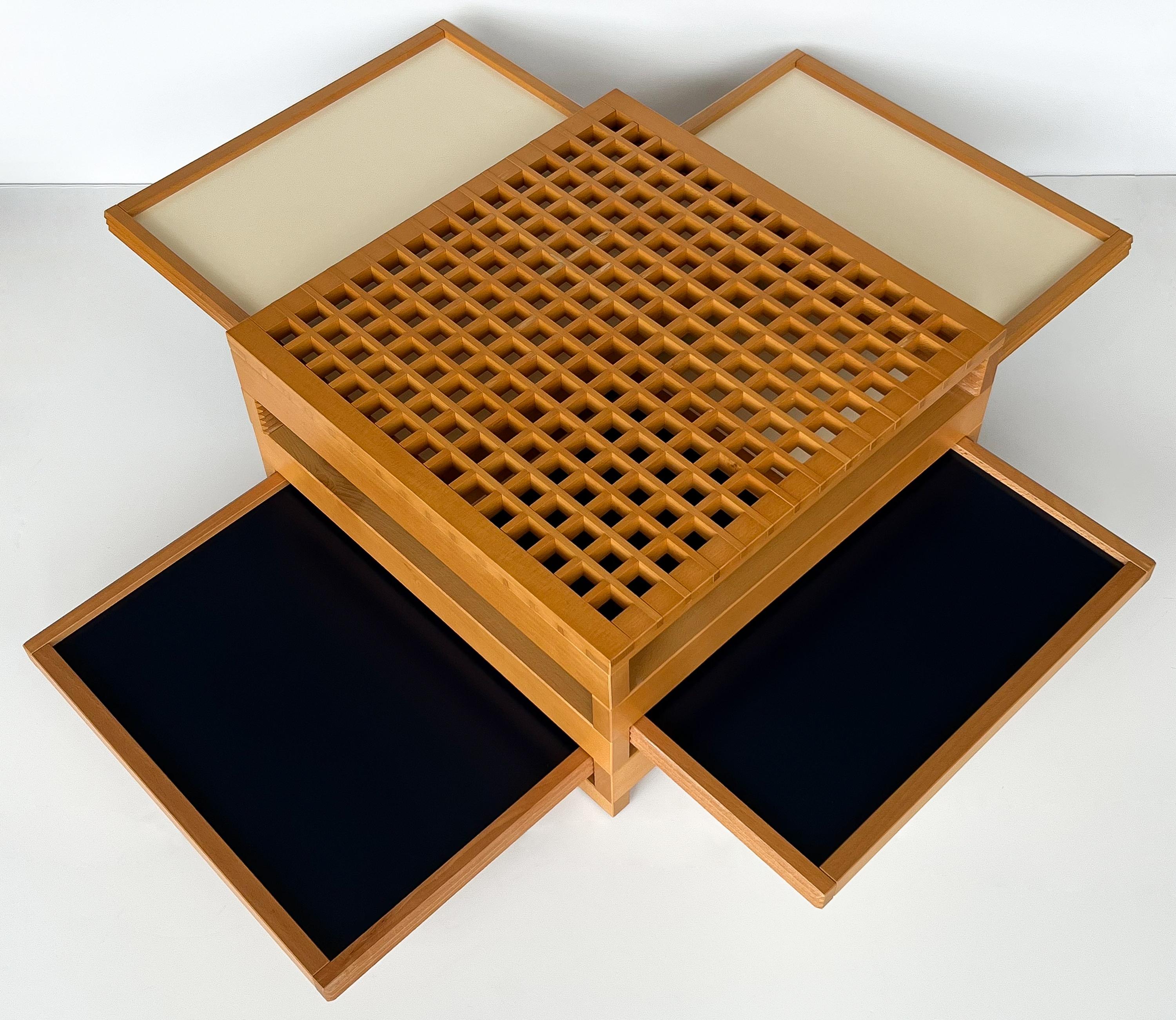 Mid-Century Modern Modular Tetra Coffee Table by Bernard Vuarnesson for Bellato