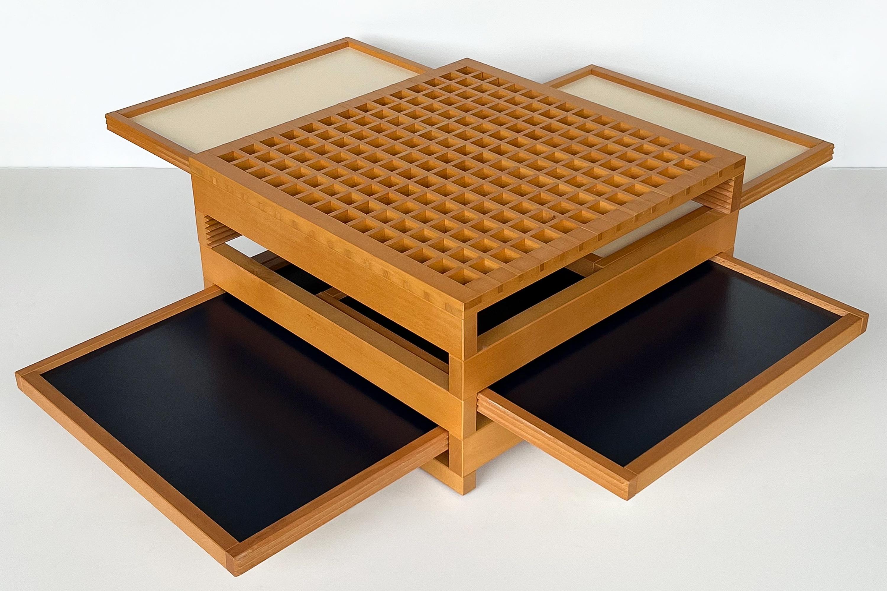 Italian Modular Tetra Coffee Table by Bernard Vuarnesson for Bellato