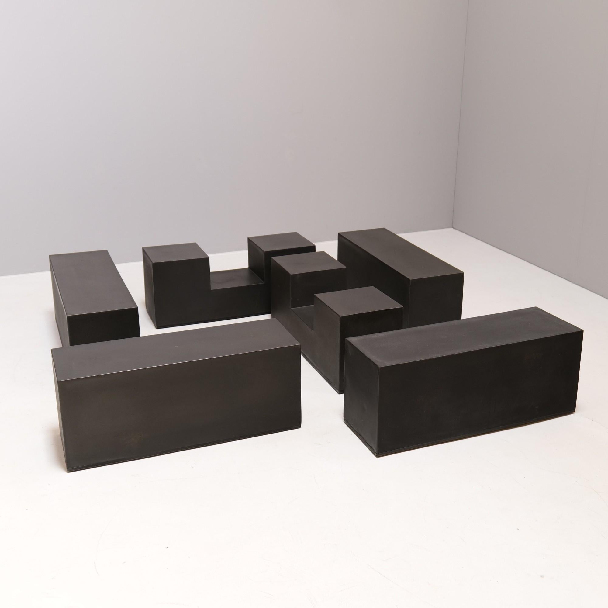 Modular the chess tables by Mario Bellini for B&B Italia, Set of 6

good condition with slight signs of use.