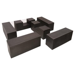 Modular The Chess Tables by Mario Bellini for B&B Italia, Set of 6