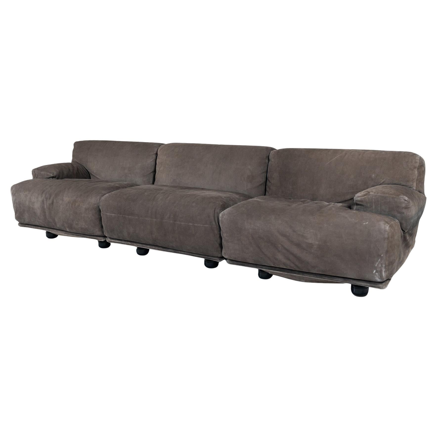 Modular Three-Seater Fiandra Sofa by Vico Magistretti, Cassina - Original Fabric