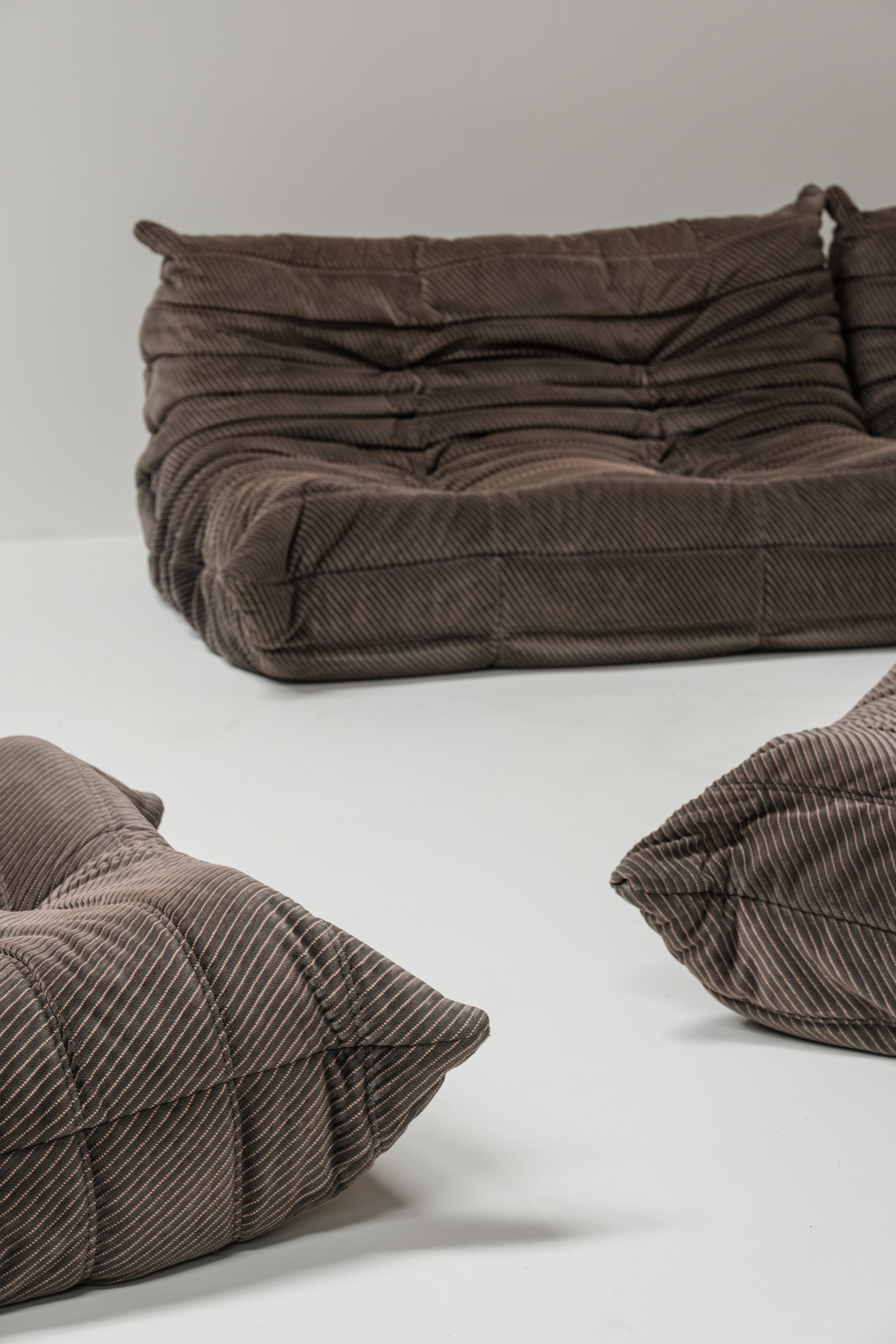 Mid-Century Modern Modular togo lounge sofa by Michel Ducaroy for Ligne Roset 1970 Original fabric