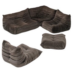 Modular togo lounge sofa by Michel Ducaroy for Ligne Roset 1970 Original fabric