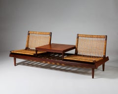 Modular TV Bench Model 161 Designed by Hans Olsen for Bramin, Denmark, 1957