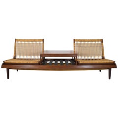 Modular TV Bench Model 161 Designed by Hans Olsen for Bramin, Denmark, 1957