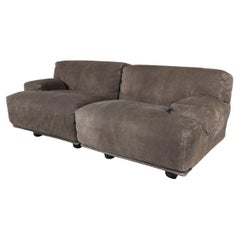 Modulares Zweisitzer-Sofa Fiandra von Vico Magistretti, Cassina – Original-Stoff