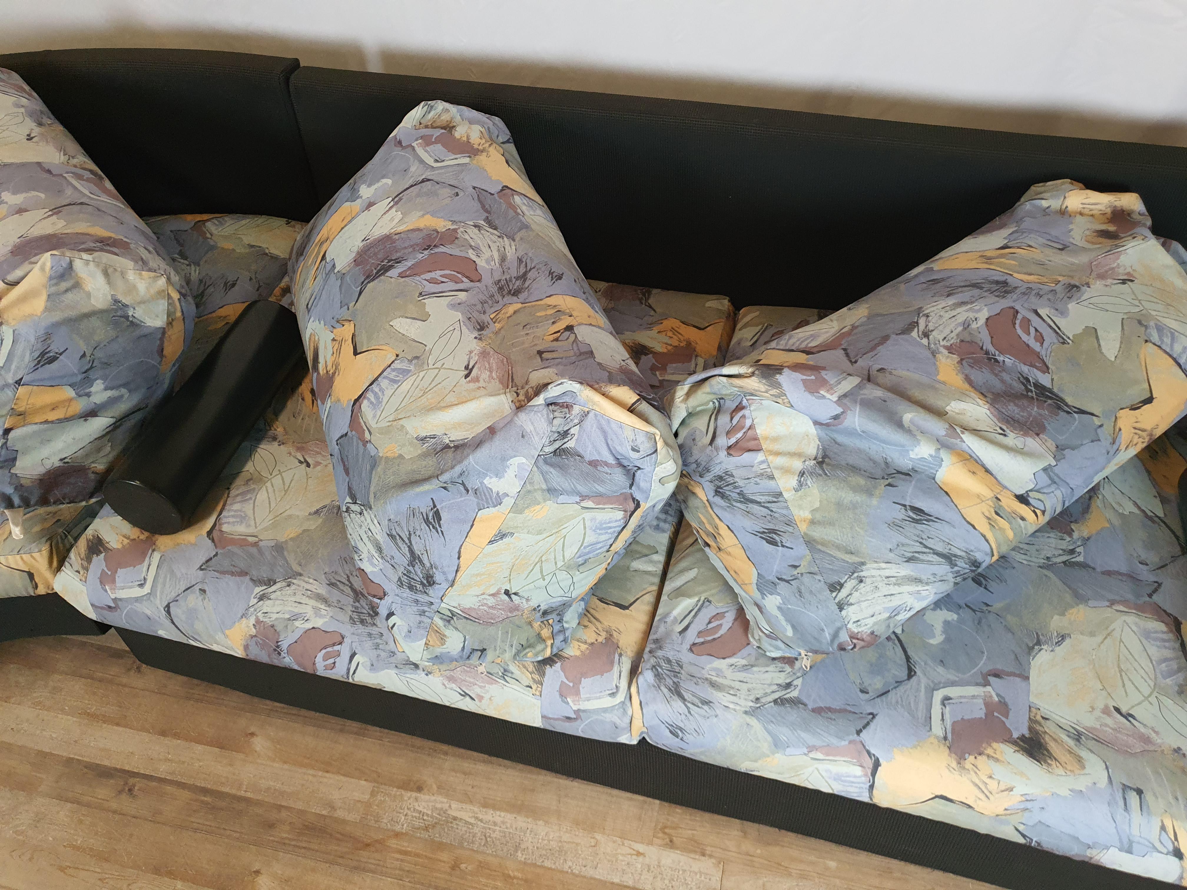 Sofa modulaire vintage avec coussins et accoudoirs en vente 3