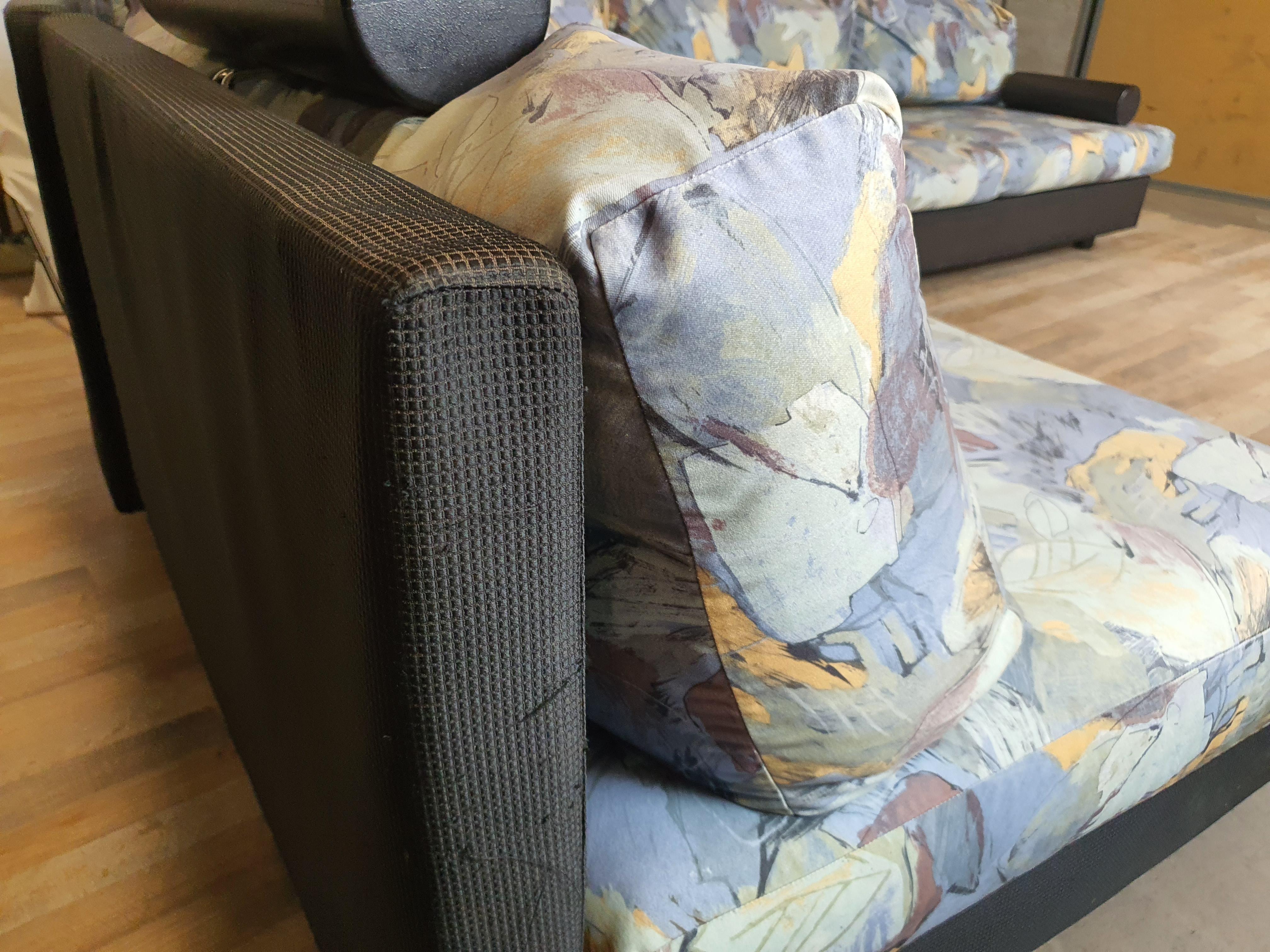 Sofa modulaire vintage avec coussins et accoudoirs en vente 6