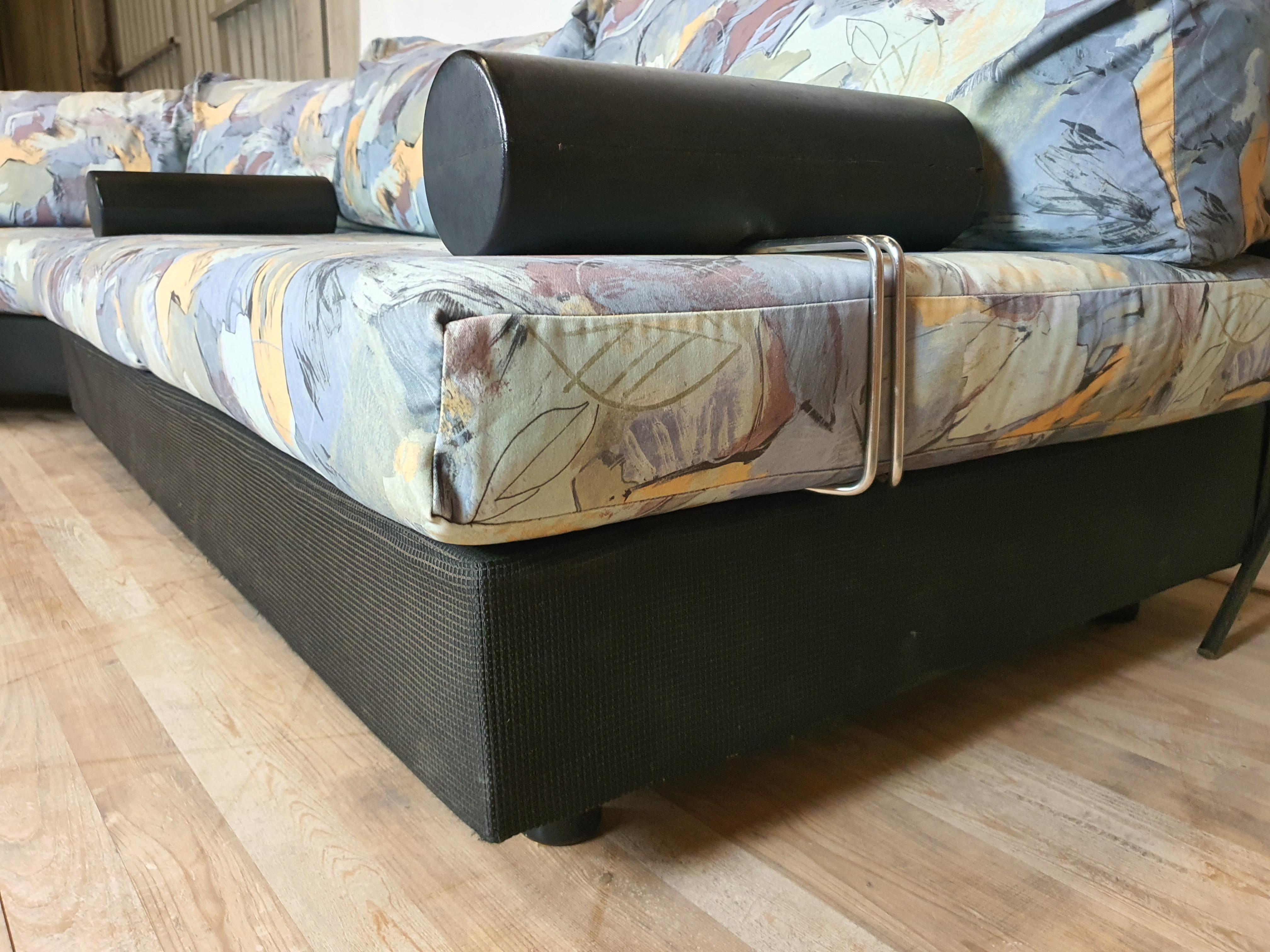 Sofa modulaire vintage avec coussins et accoudoirs en vente 10