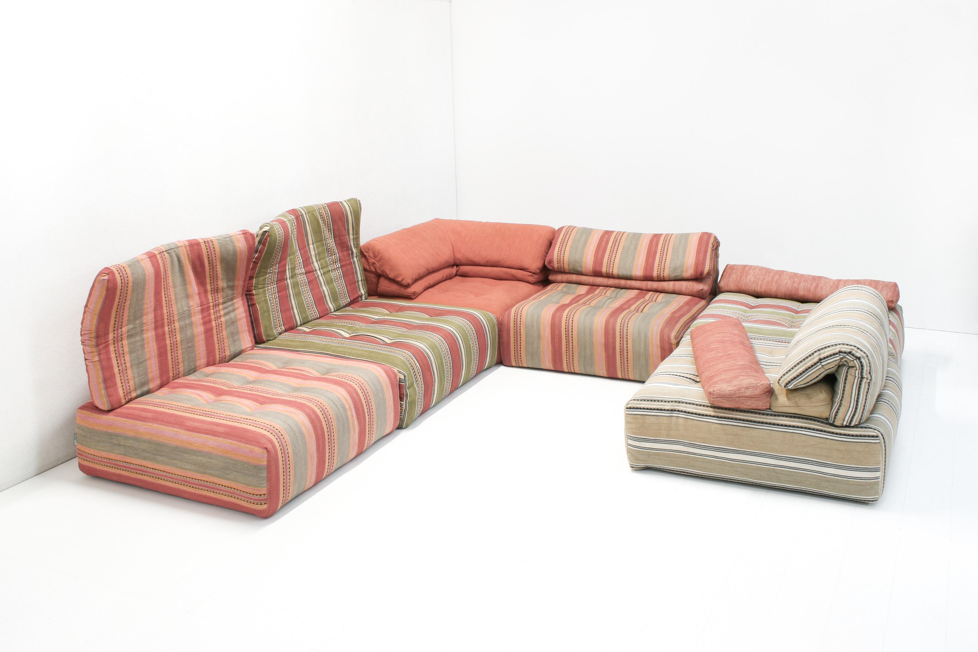 Modular Voyage Immobile Sofa from Roche Bobois, Set of 6 In Good Condition In Izegem, VWV