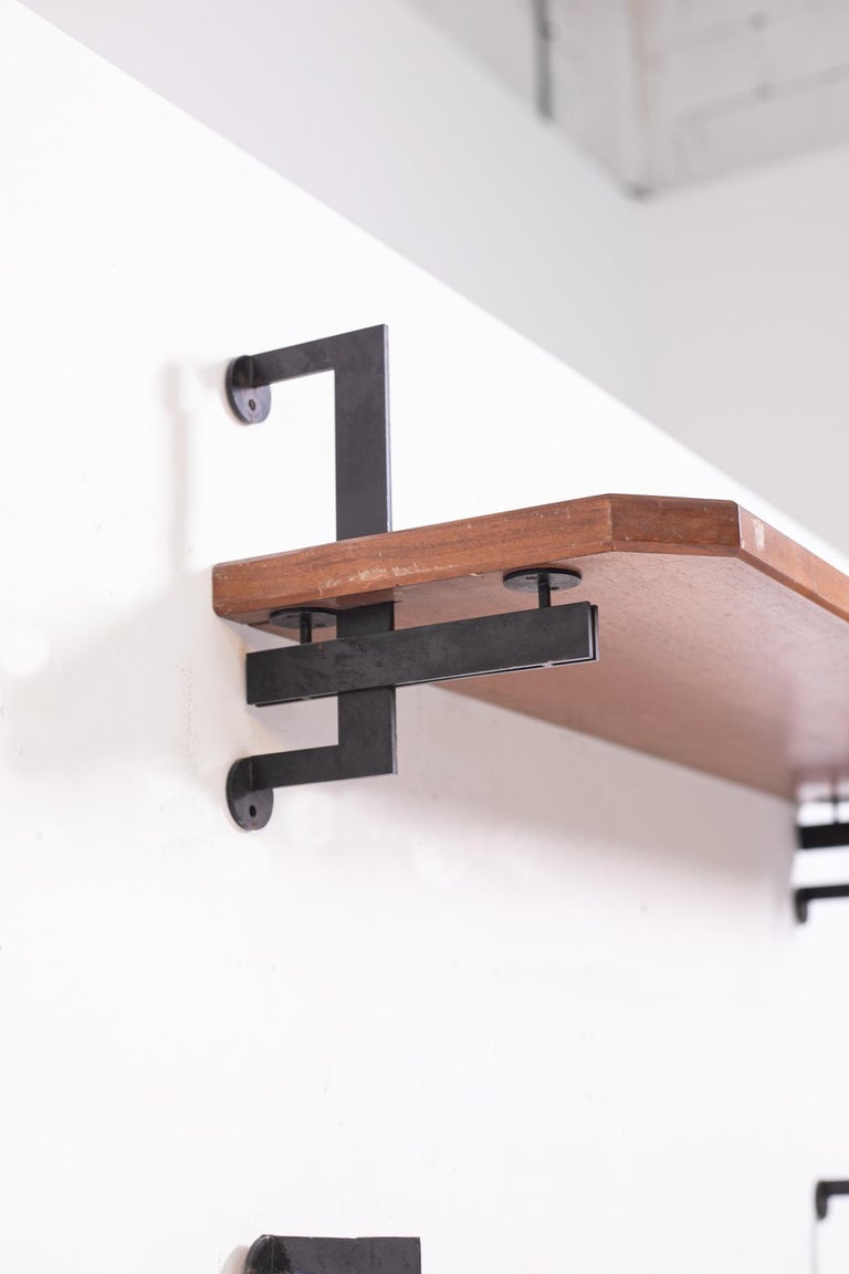 Modular Wall Bookcase Attributed to Studio BBPR, 1950s at 1stDibs