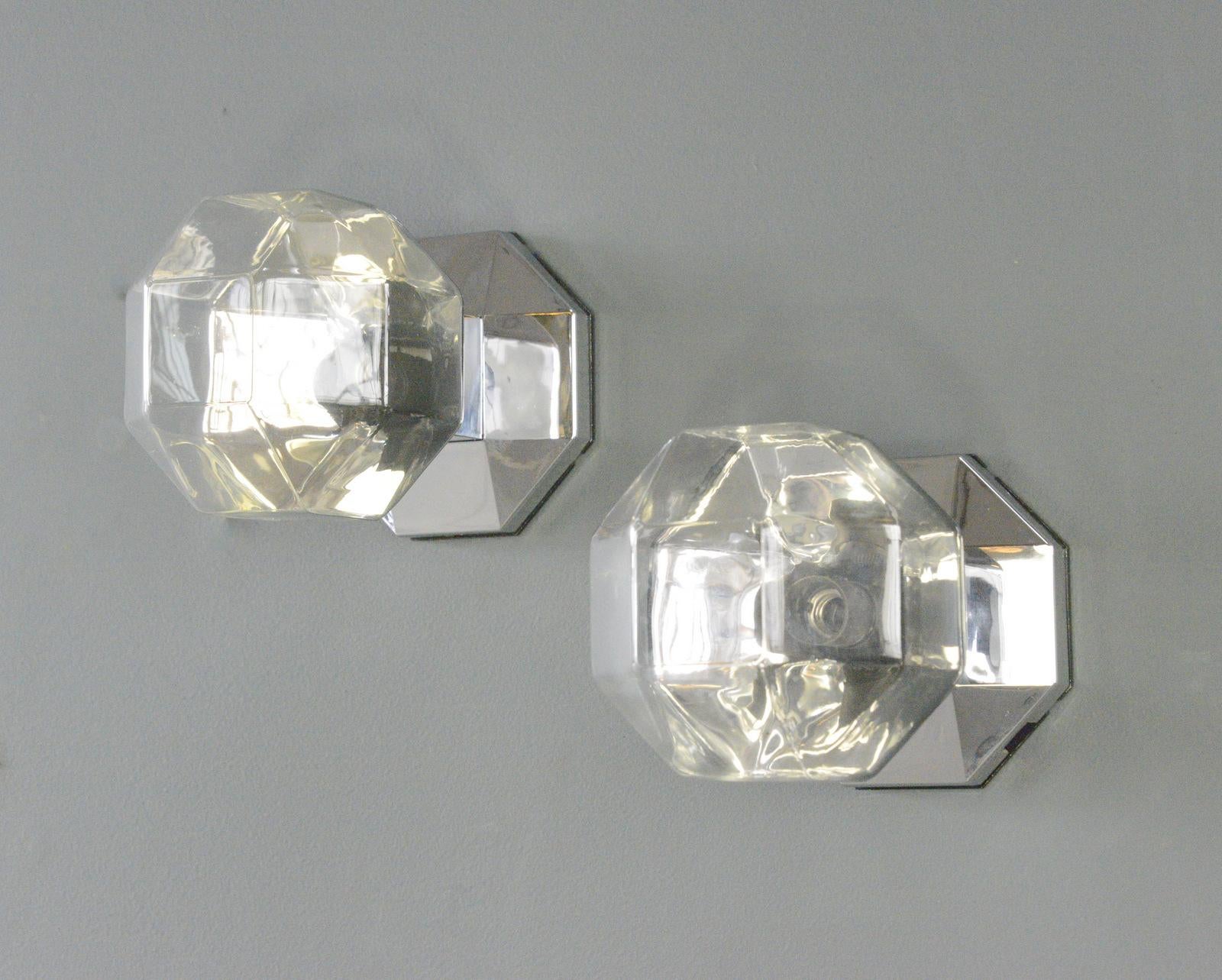 Modular Wall Lights By Mokoto Ishii For Staff Circa 1970s For Sale 1