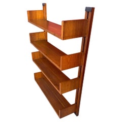 modular wall shelving Scandinavian mid-century modern design C. 1970