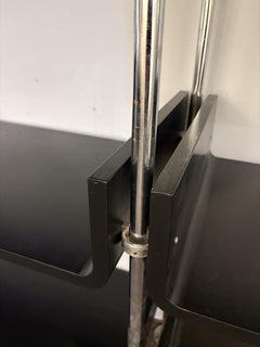 Modular Wall Unit by Michel Ducaroy, Lacquered Wood and Steel, France, 1970s