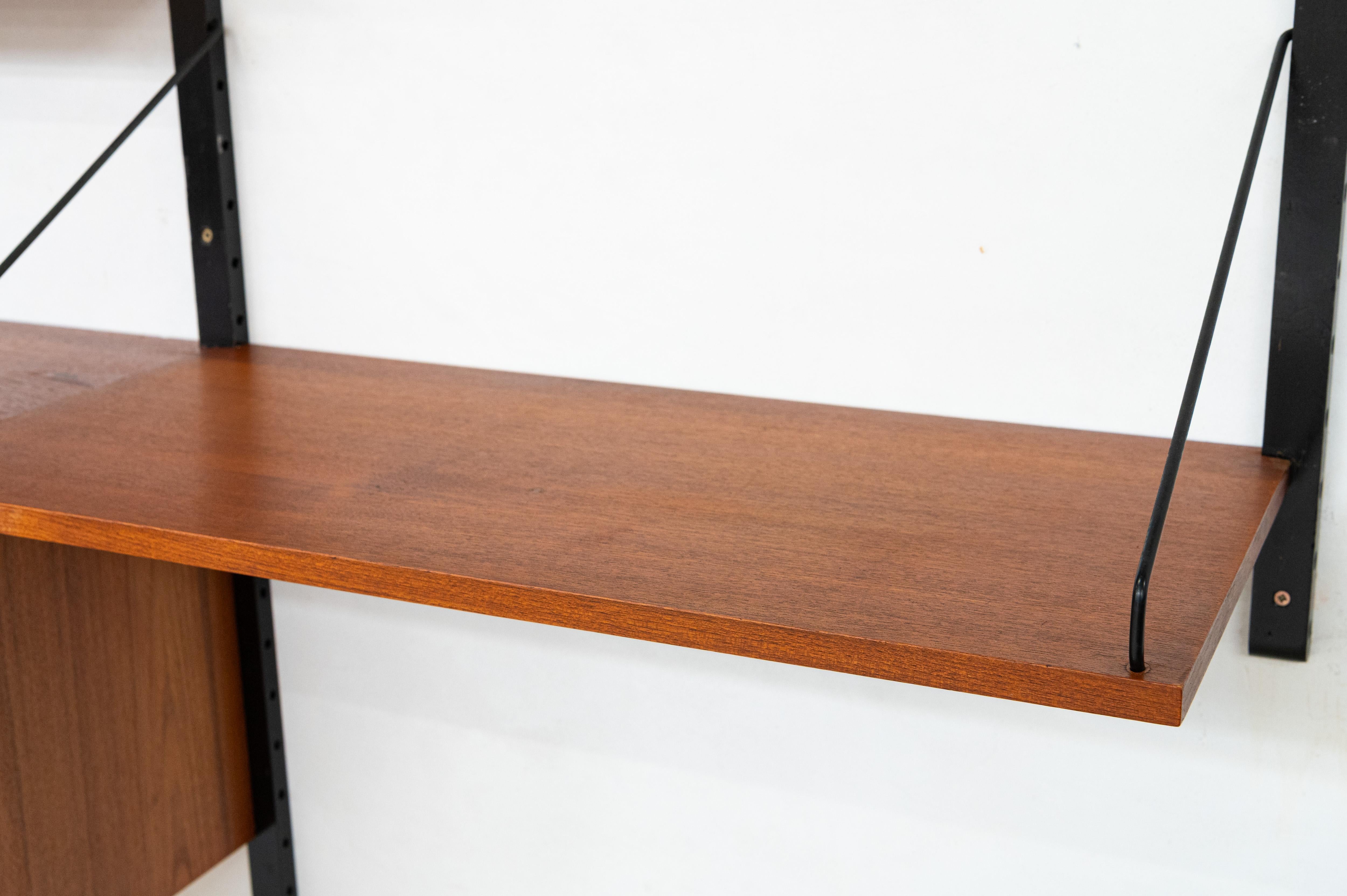 Modular Wall Unit by Poul Cadovius for Royal System, 1950s 1