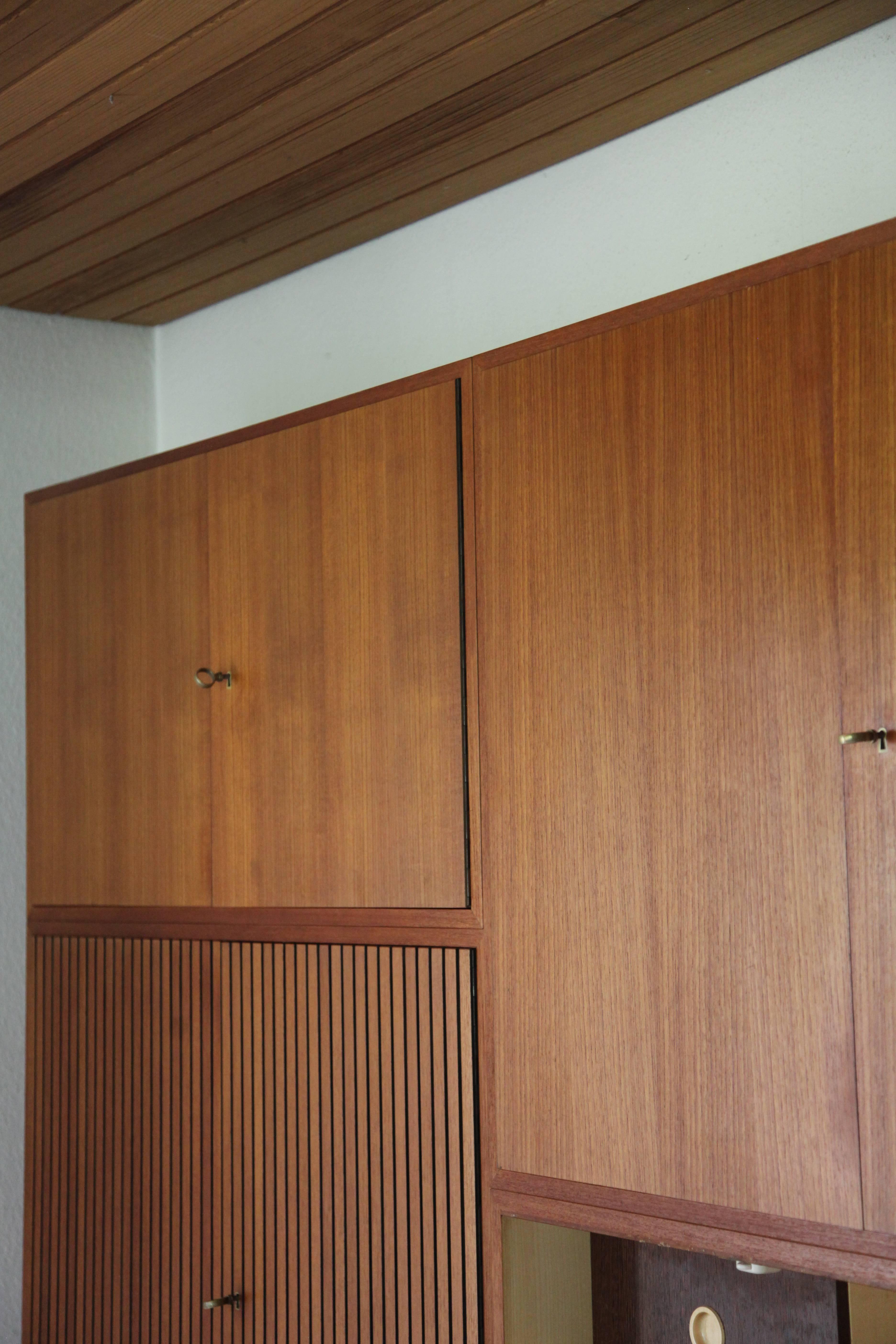 Modular Wall Unit Designed by Georg Satink for WK Möbel, Germany, 1952 For Sale 3