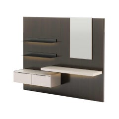 Modular Wall Unit Landform Night System 3 with TV Cabinet Made with Oak