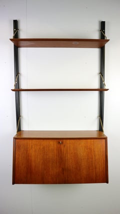 Modular Wall Unit- Secretary by Louis Van Teeffelen For Webe, Dutch Design 1950s