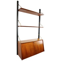 Modular Wall Unit- Secretary by Louis Van Teeffelen For Webe, Dutch Design 1950s