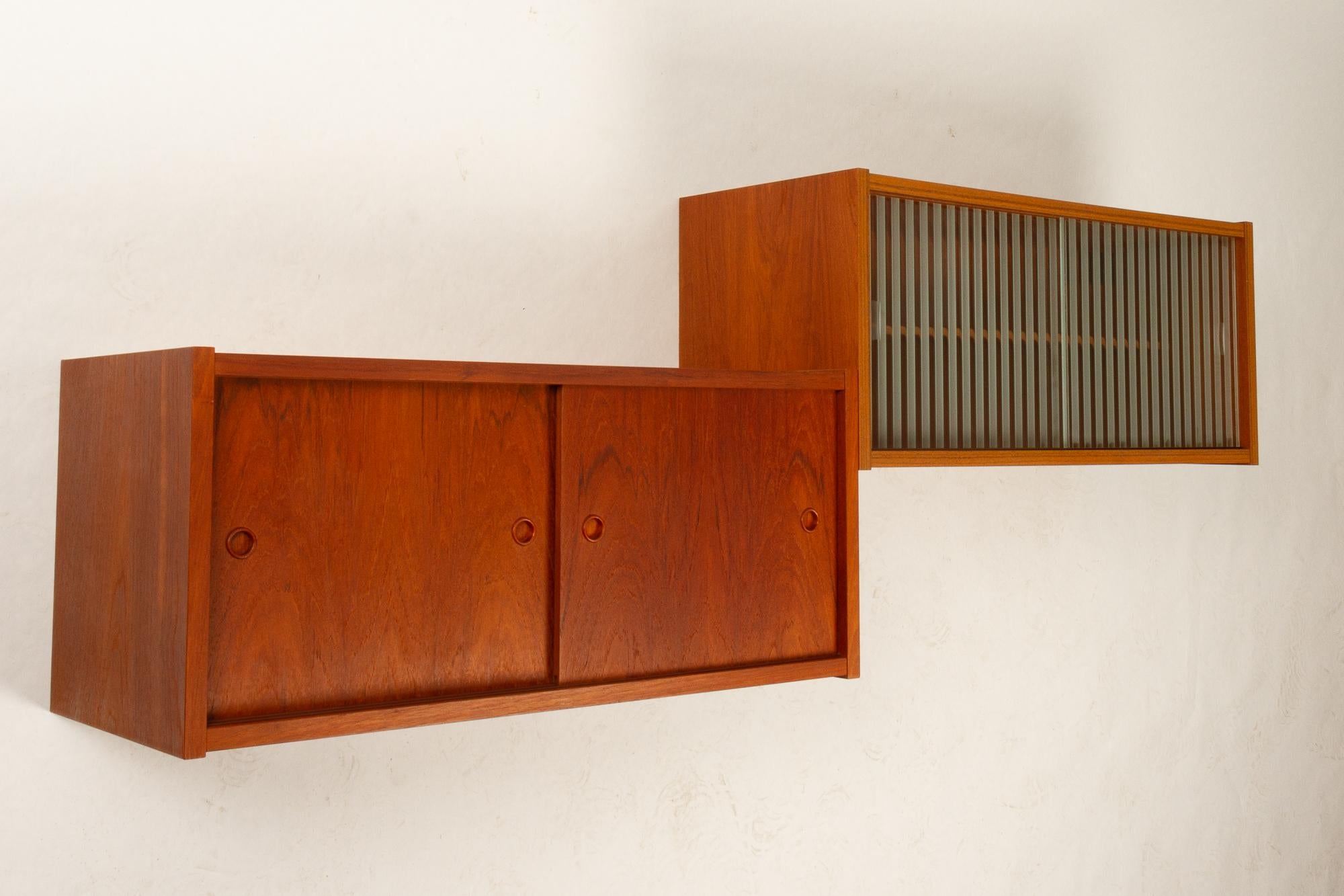 Teak Modular Wall Units by Preben Sørensen for Randers Møbelfabrik, 1960s