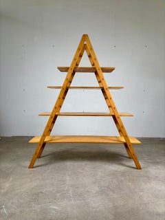 Modular Wooden Bookcase by Giovannetti - Italian Postmodern Design