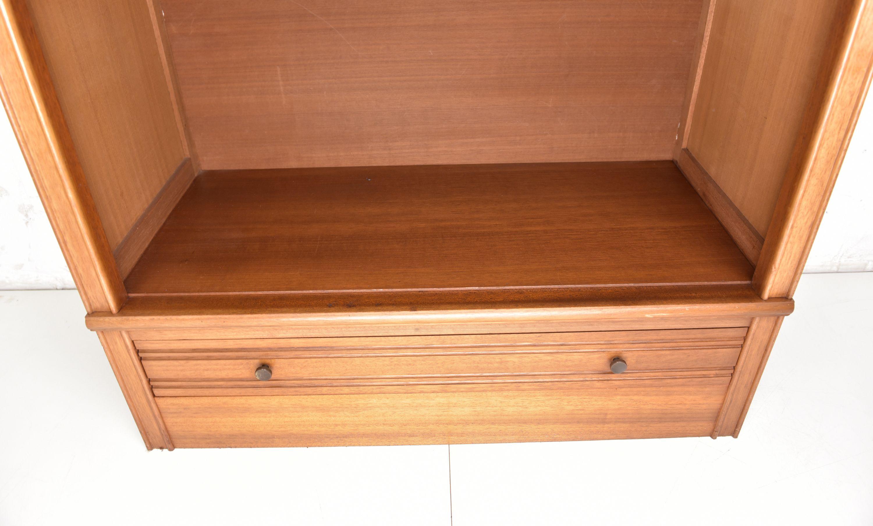 Mahogany Module Cabinet / Display Cabinet / Filing Cabinet Module Shelf 2/2 For Sale
