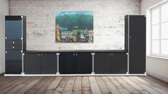 Modular office modules, 1970s, 5 pieces