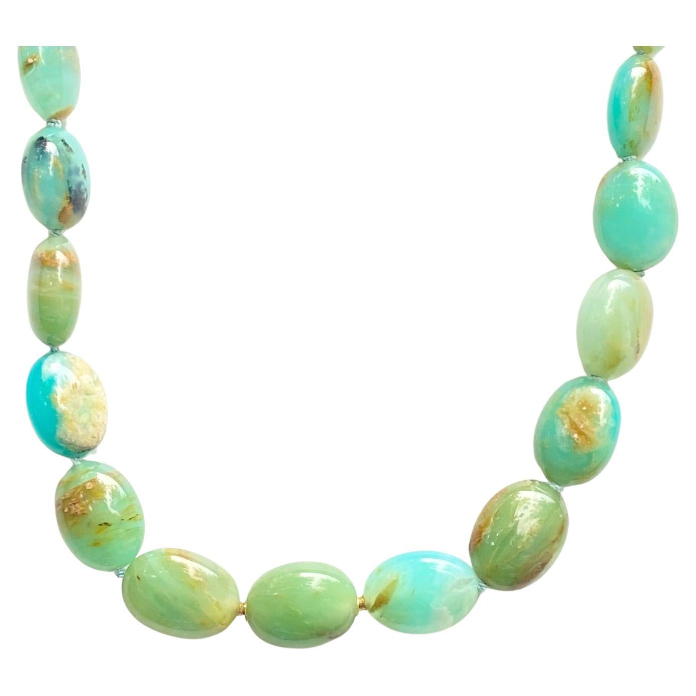 Modullyn Peruvian Opal Necklace For Sale