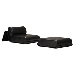 Poltroncina "Modulo" con ottomana di Oscar & Maria Niemeyer, anni '70