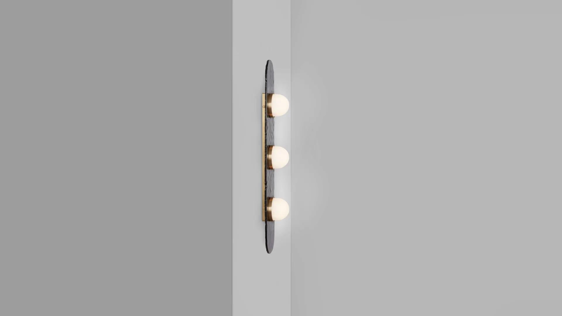 Post-Modern Modulo Triple Wall Light by CTO Lighting For Sale