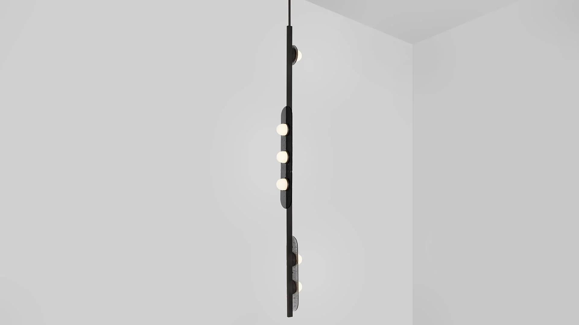 British Modulo Vertical Pendant by CTO Lighting For Sale