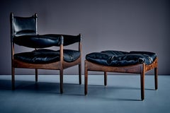 Modus Lounge Chair in Rosewood, by Kristian Solmer Vedel, Denmark 1960s